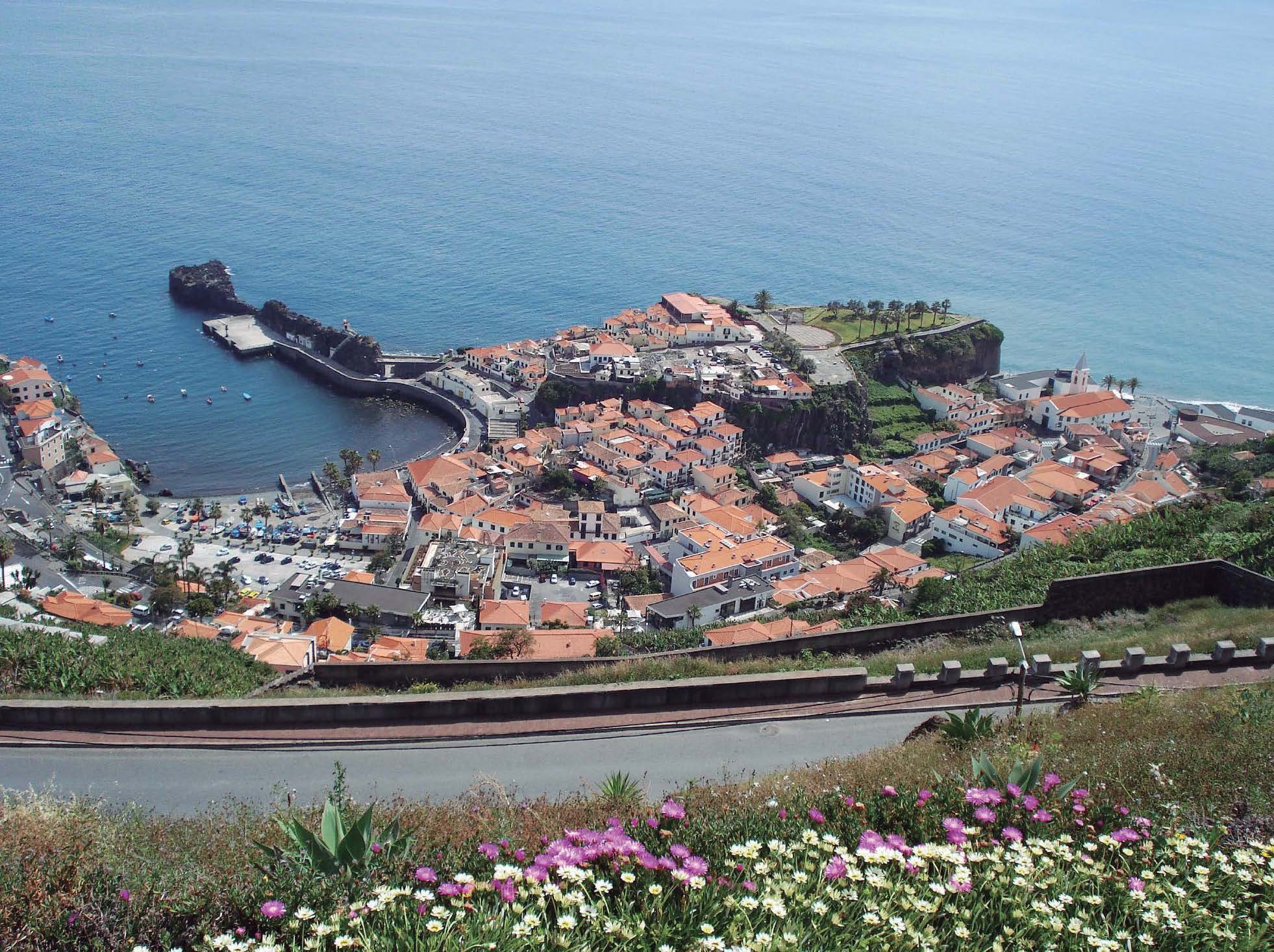 Madeira Apartments + Hotel Phased location view over Câmara de Lobos
